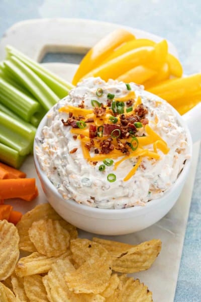 Loaded Baked Potato Dip - My Baking Addiction