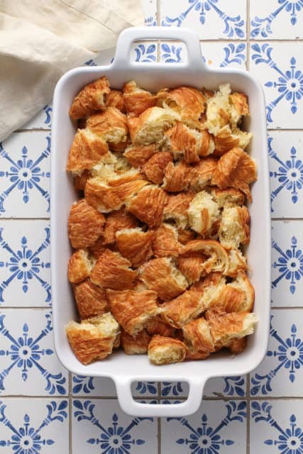 Croissant Bread Pudding - My Baking Addiction