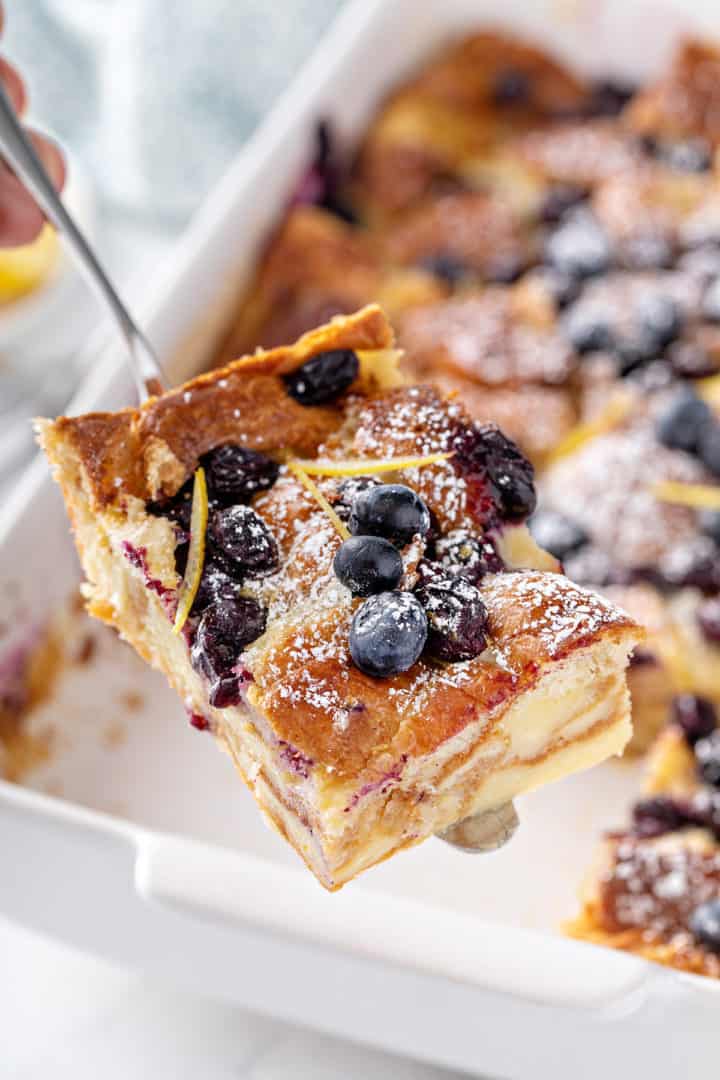 Blueberry Bread Pudding - My Baking Addiction