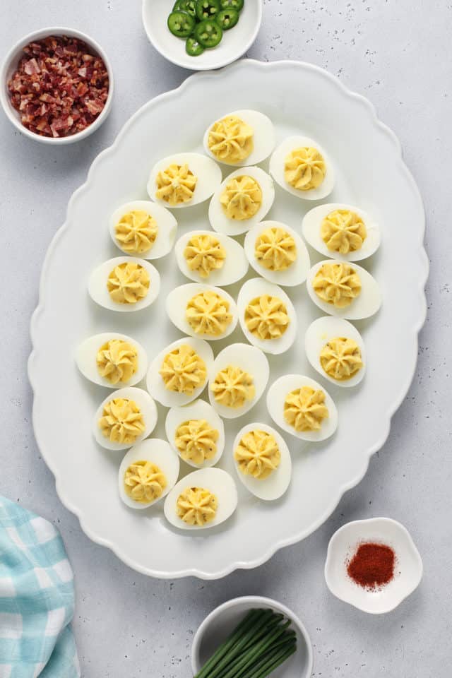 Classic Deviled Eggs - My Baking Addiction