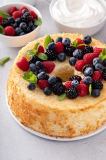 Pineapple Angel Food Cake - My Baking Addiction