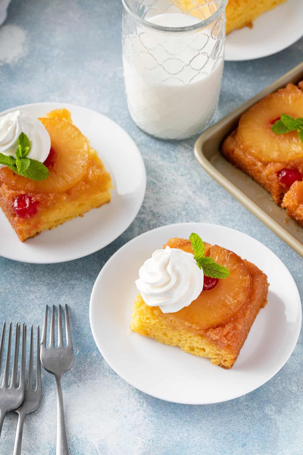 Pineapple Upside Down Cake from a Box Mix - Out of the Box Baking