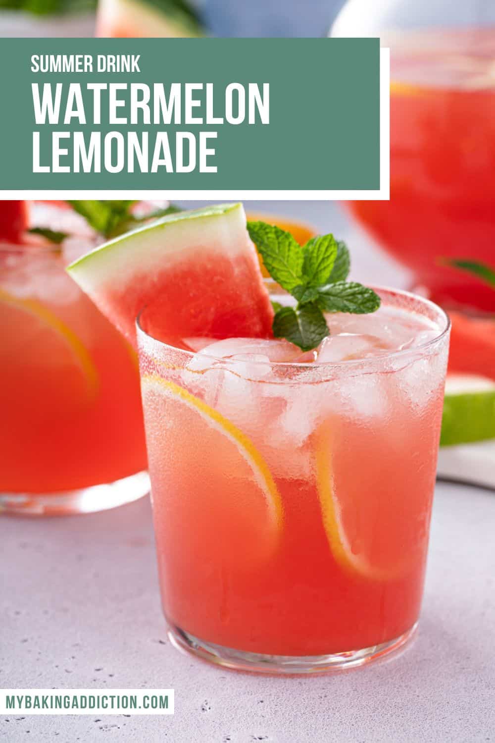 Watermelon Lemonade (Easy & Refreshing) - My Baking Addiction