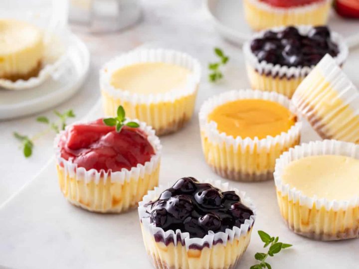 Mini Cheesecakes (So easy!) - My Baking Addiction