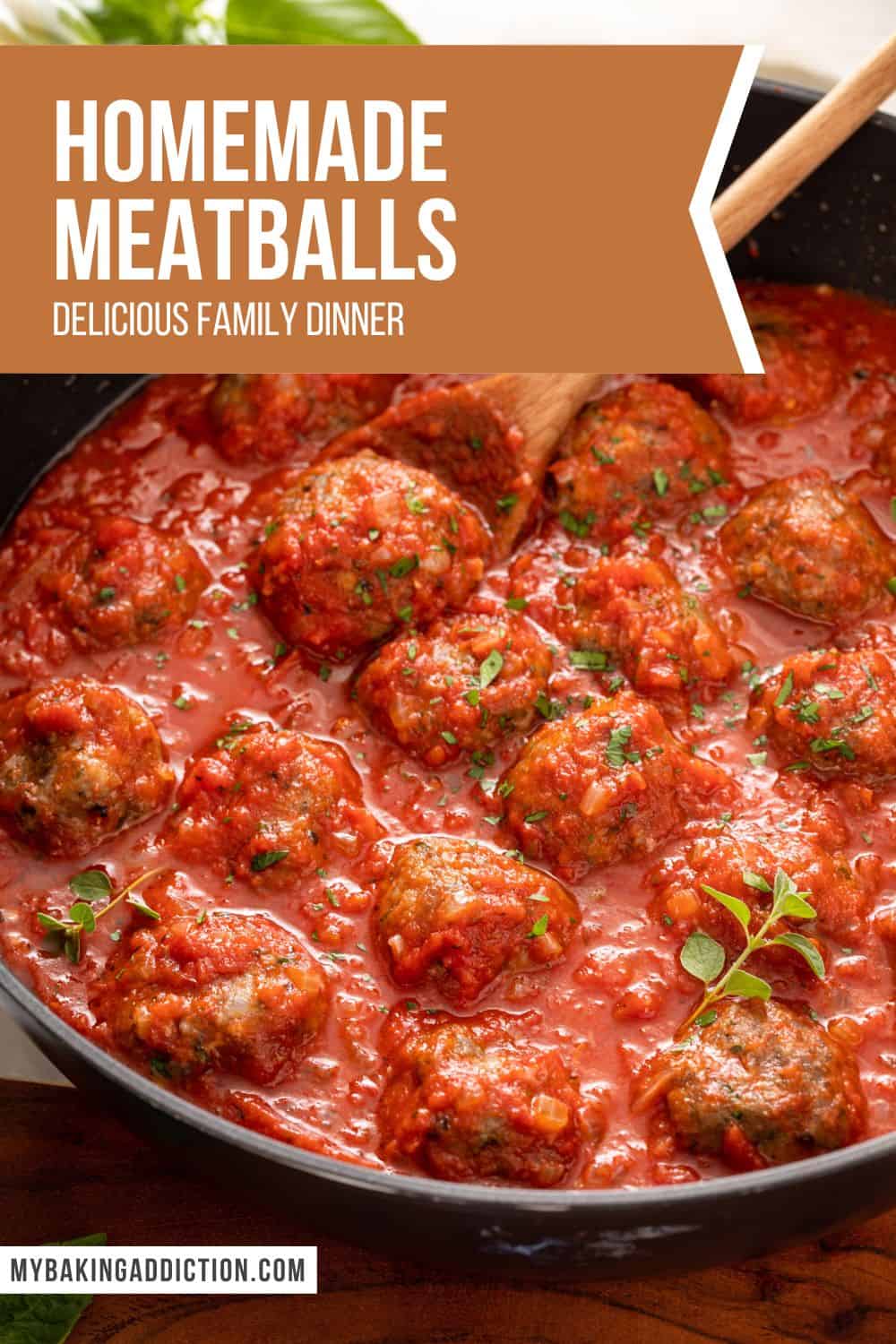 Homemade Meatballs My Baking Addiction