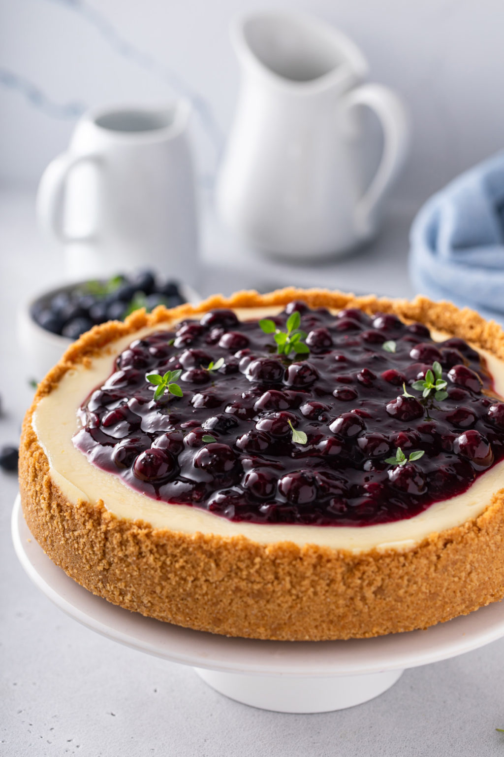 Blueberry Cheesecake - My Baking Addiction