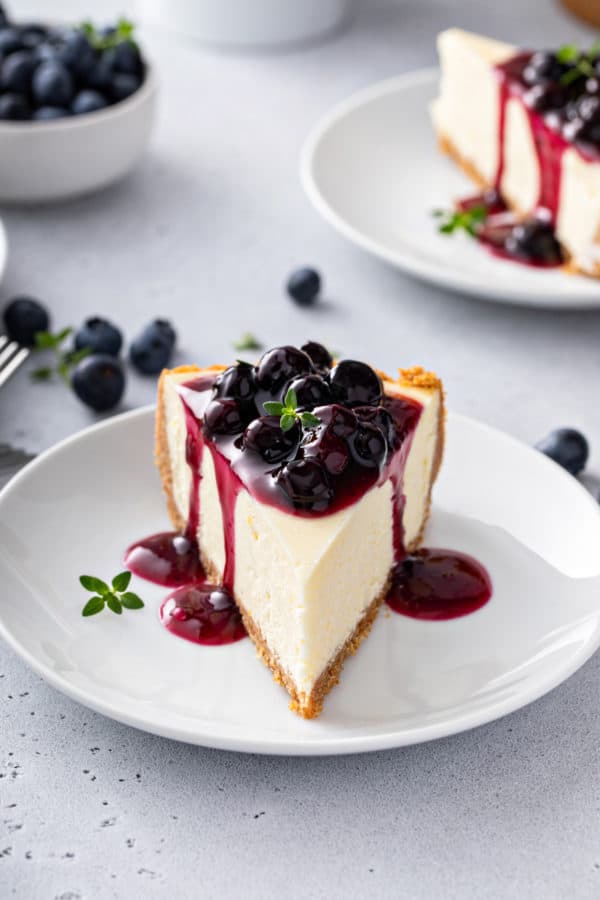 Blueberry Cheesecake - My Baking Addiction