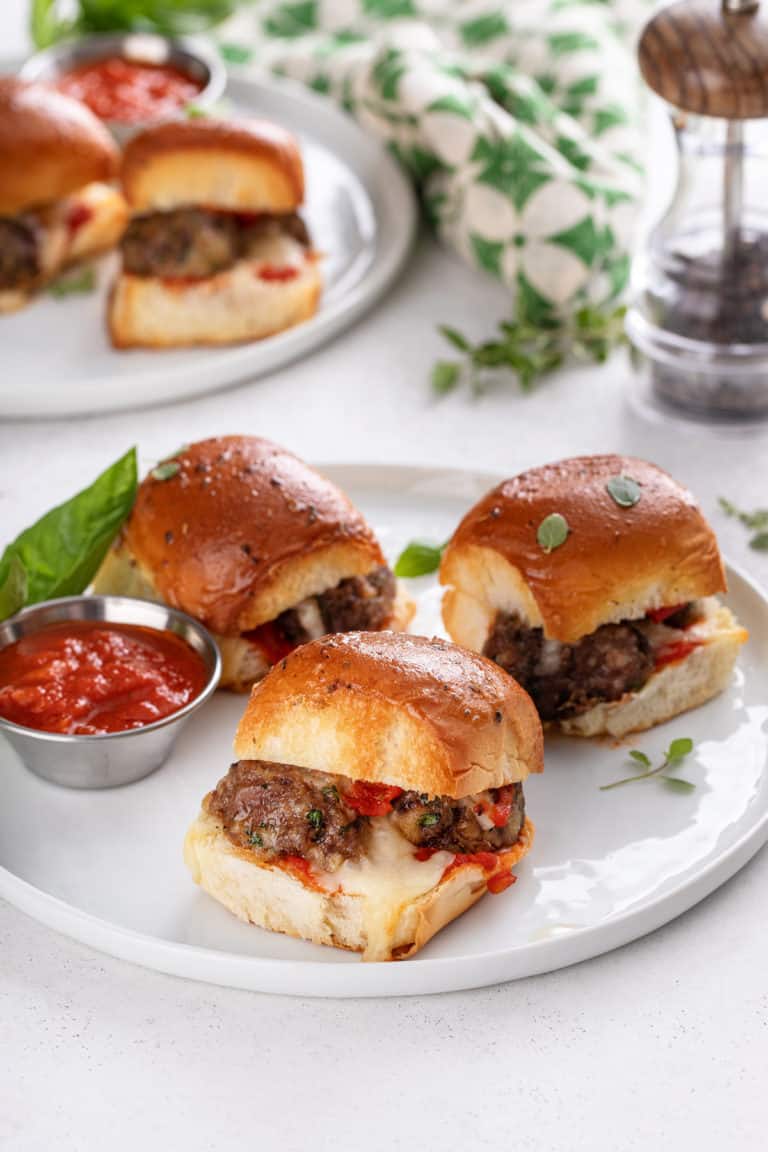 Meatball Sliders My Baking Addiction   Three Meatball Sliders 768x1152 