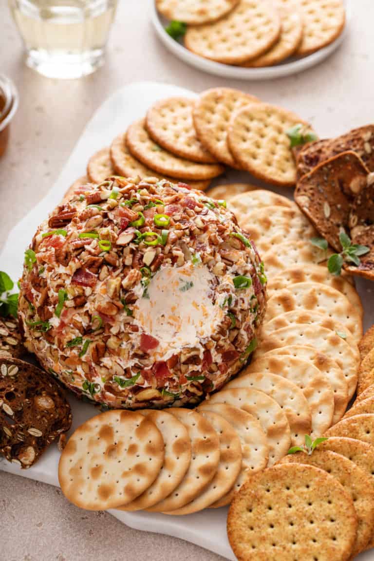 Bacon Ranch Cheese Ball - My Baking Addiction