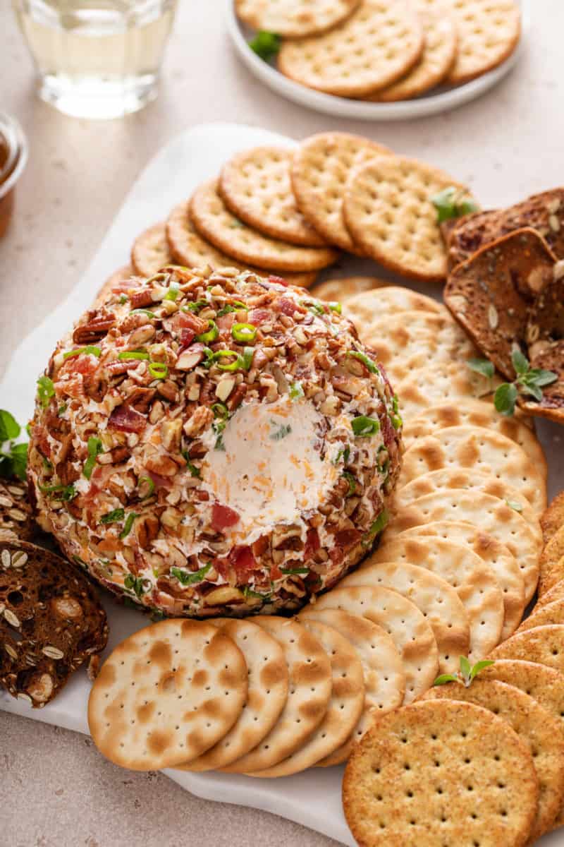 Bacon Ranch Cheese Ball - My Baking Addiction