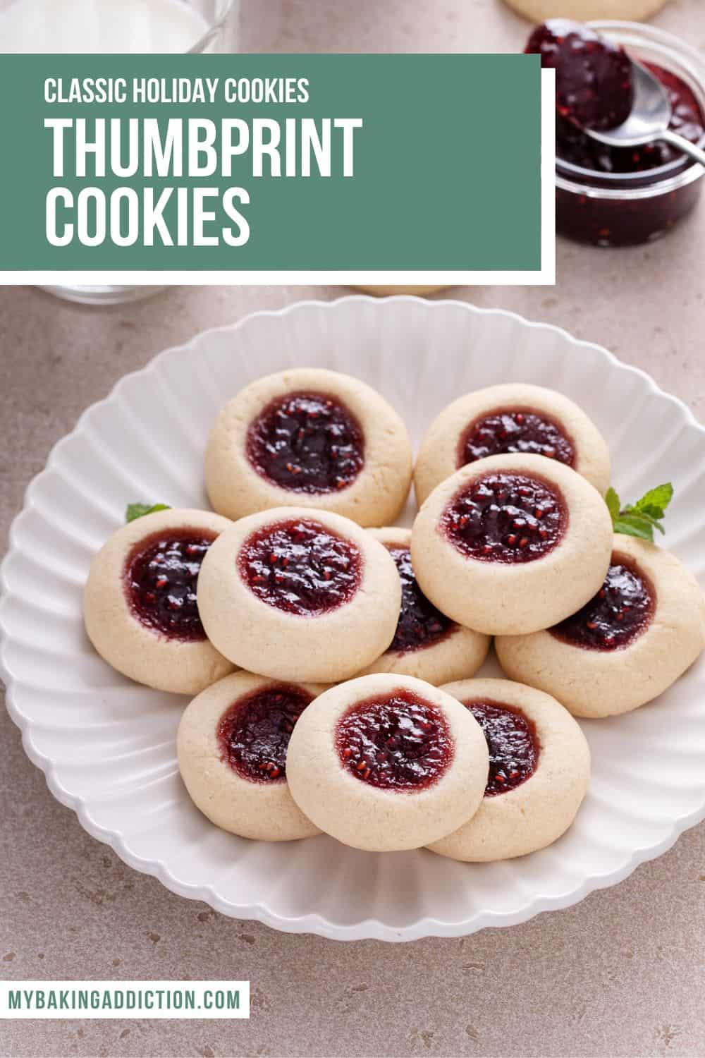 Thumbprint Cookies - My Baking Addiction