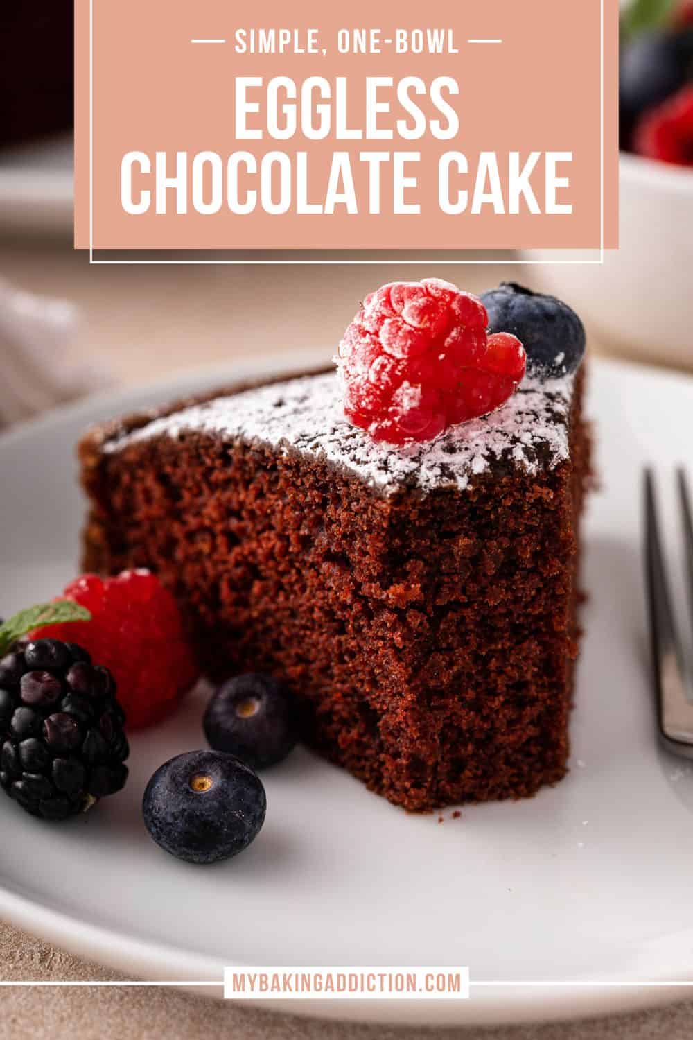 Eggless Chocolate Cake My Baking Addiction