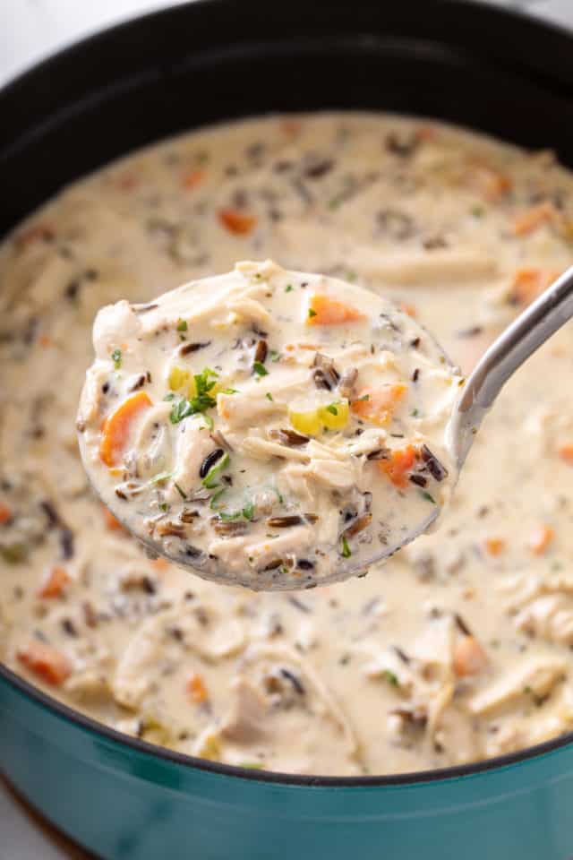 Chicken and Wild Rice Soup - My Baking Addiction