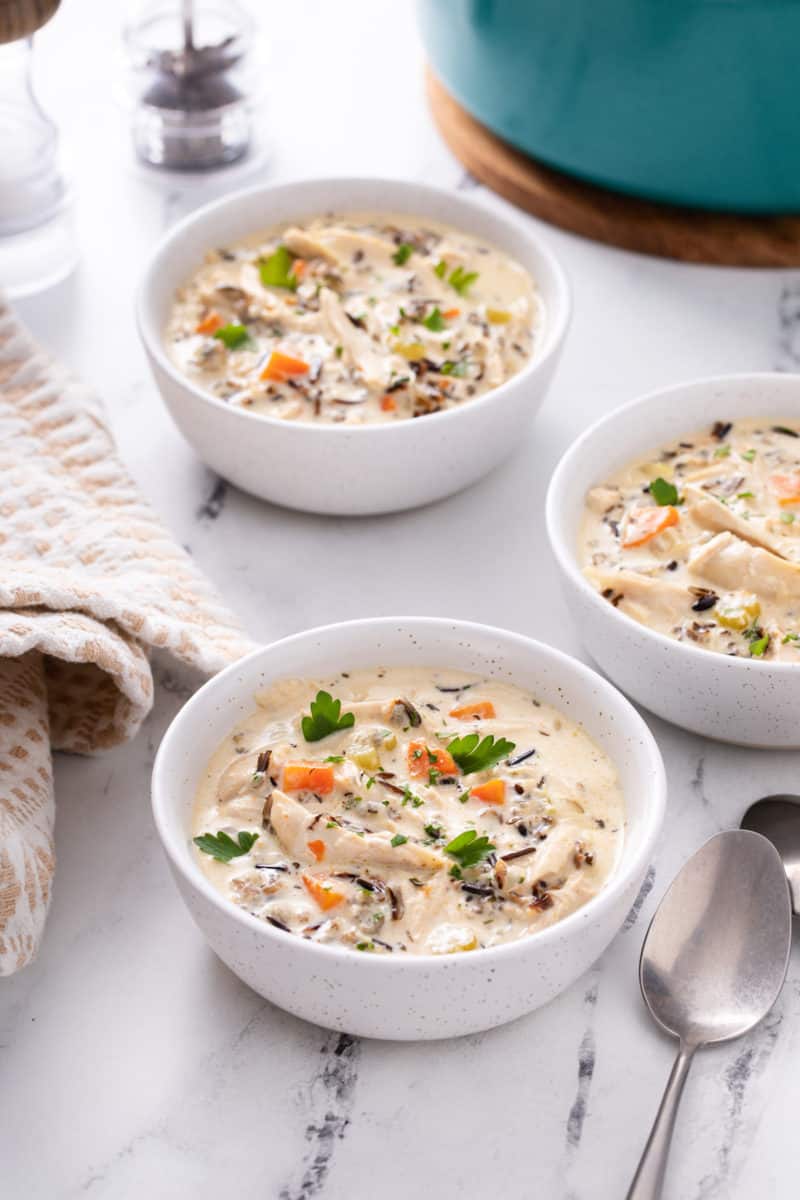 Chicken and Wild Rice Soup - My Baking Addiction