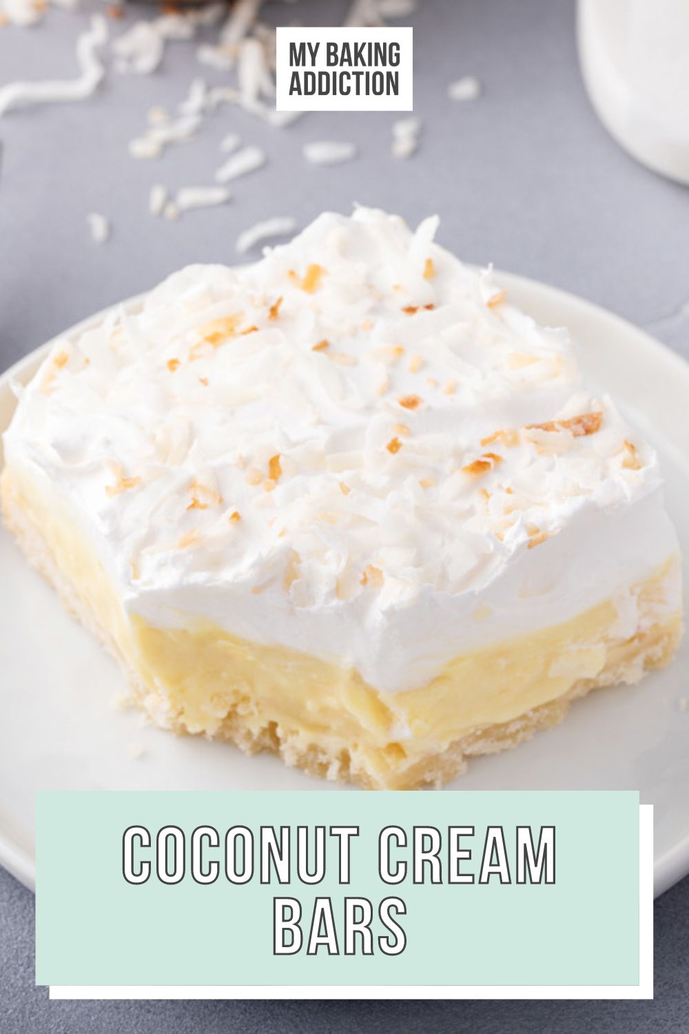 Coconut Cream Bars My Baking Addiction 5344