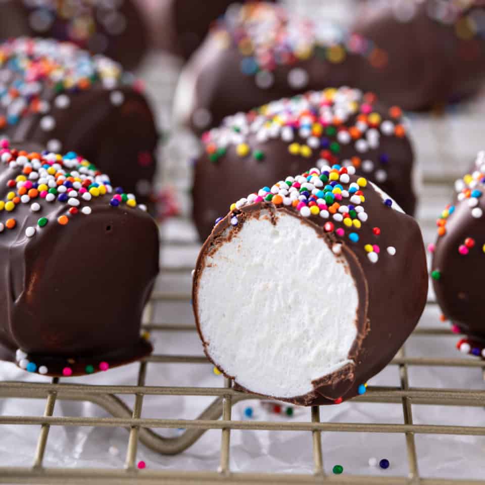 Chocolate-Covered Marshmallows - My Baking Addiction