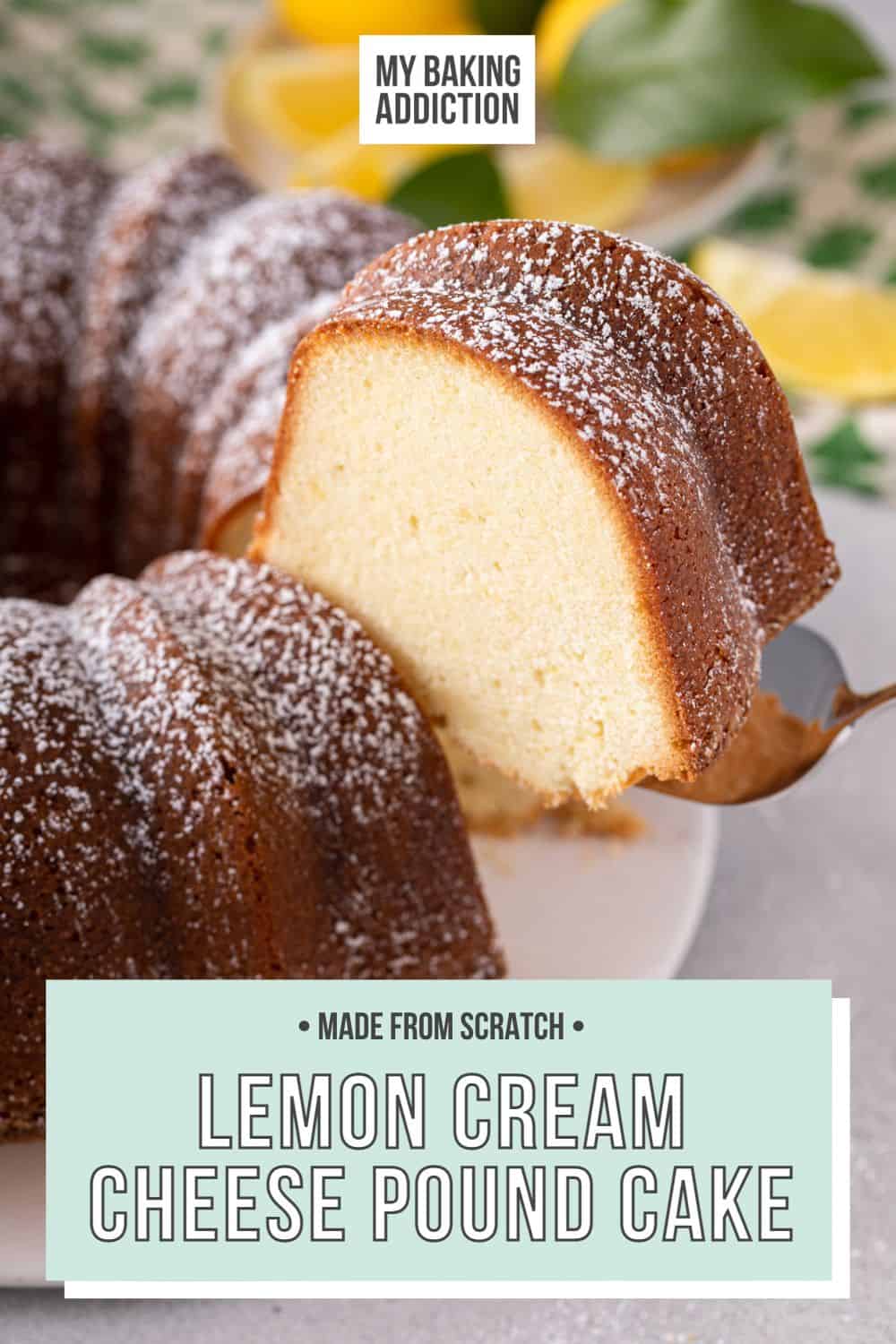 Lemon Cream Cheese Pound Cake Tasty Made Simple