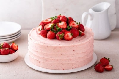 Strawberry Layer Cake - My Baking Addiction