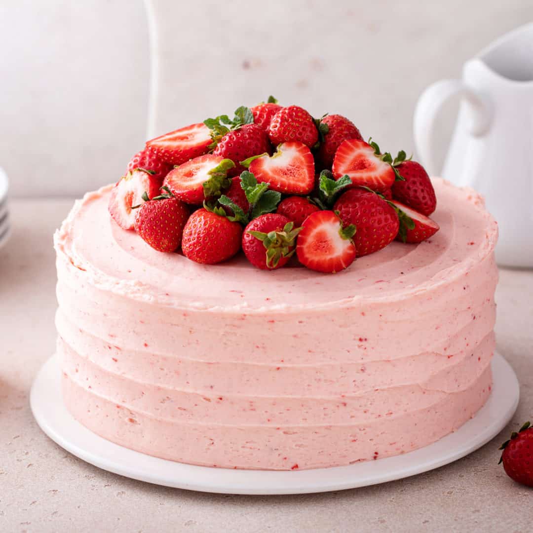 Strawberry Layer Cake My Baking Addiction 