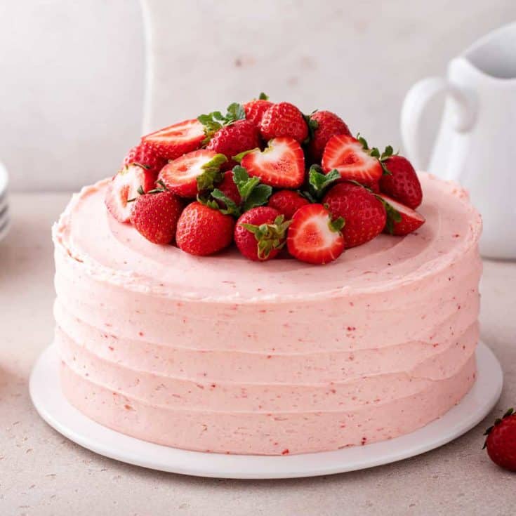 Strawberry Layer Cake - My Baking Addiction