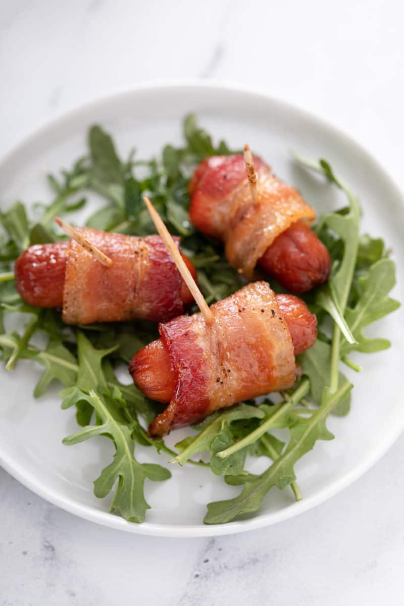 Bacon-wrapped Little Smokies - My Baking Addiction