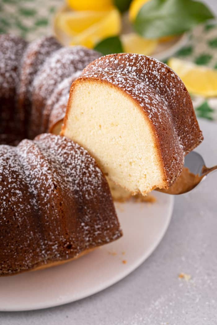 Cream Cheese Pound Cake – Sweet Tea (with Lemon)