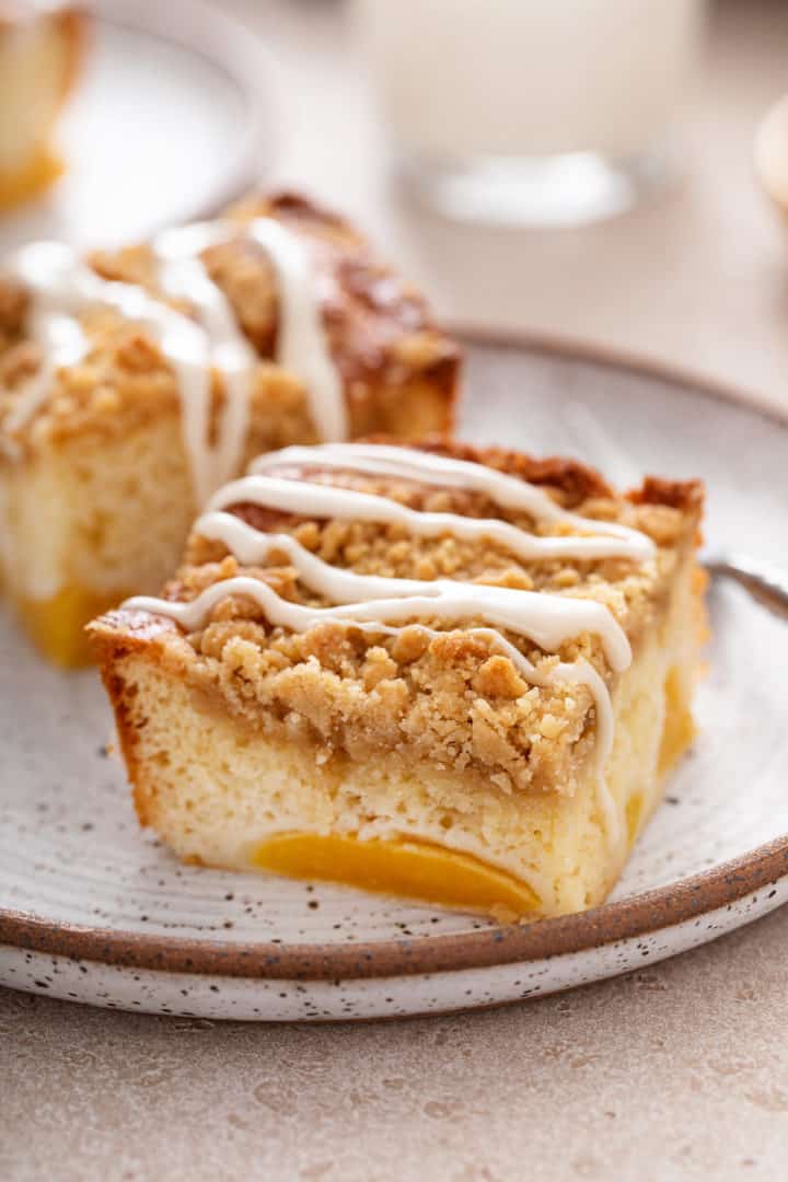 Easy Peach Coffee Cake My Baking Addiction