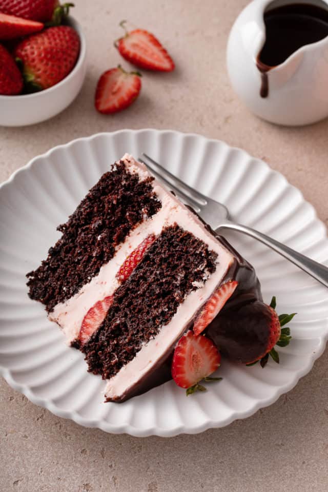 Chocolate Strawberry Cake - My Baking Addiction