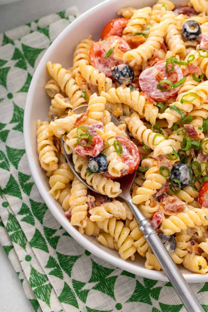 Bacon Ranch Pasta Salad - My Baking Addiction