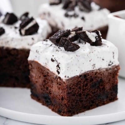 Oreo Poke Cake - My Baking Addiction