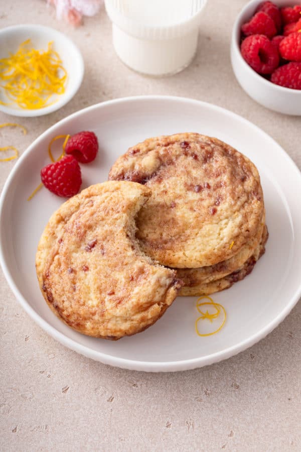 Raspberry Lemon Cookies - My Baking Addiction