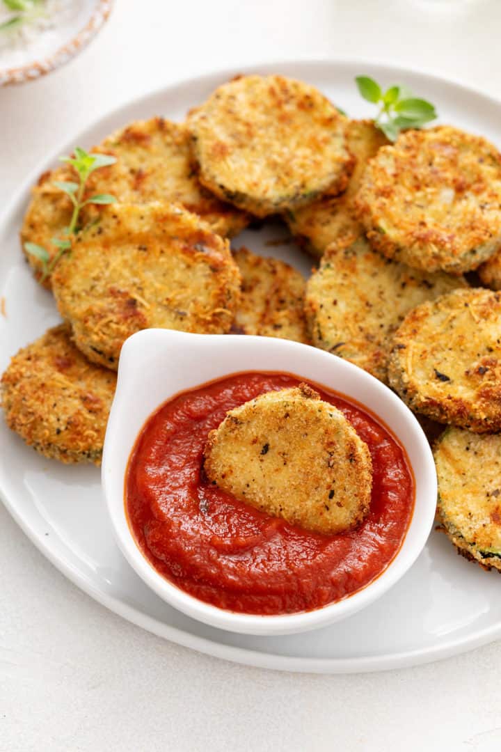 Air Fryer Zucchini Chips - My Baking Addiction