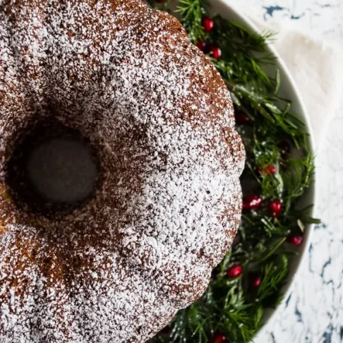 Easy Vanilla Bundt Cake with Cream Cheese Frosting - My Baking Addiction