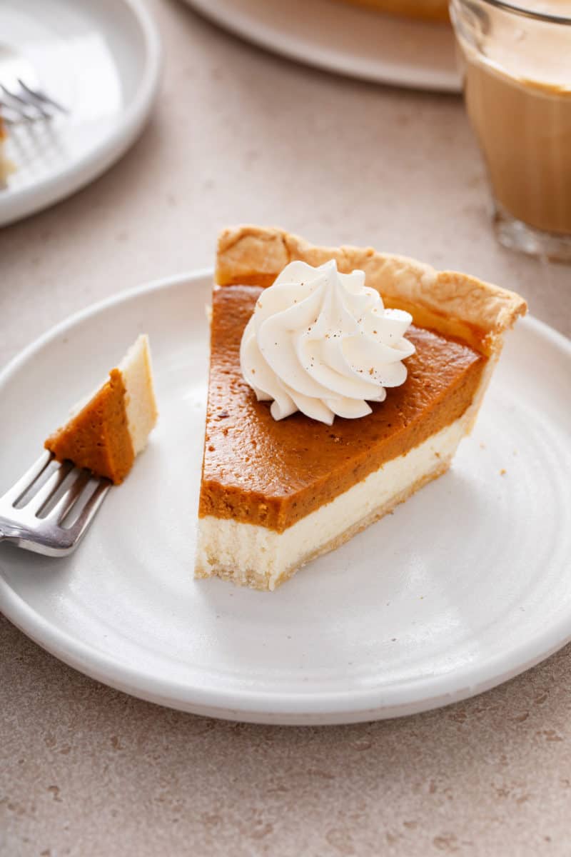 Pumpkin Cream Cheese Pie - My Baking Addiction