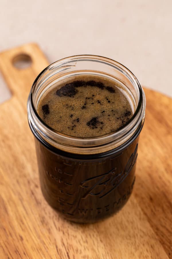 Brown Sugar Syrup Starbucks Copycat My Baking Addiction   Jar Of Brown Sugar Syrup 600x900 