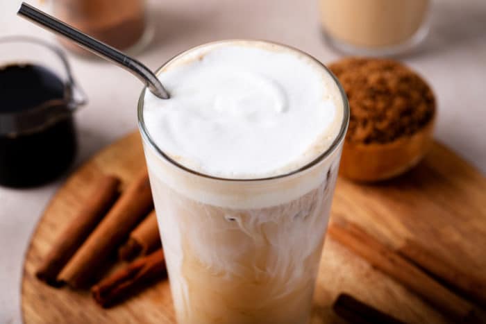 Vanilla Sweet Cream Cold Foam (Starbucks Copycat) - My Baking Addiction