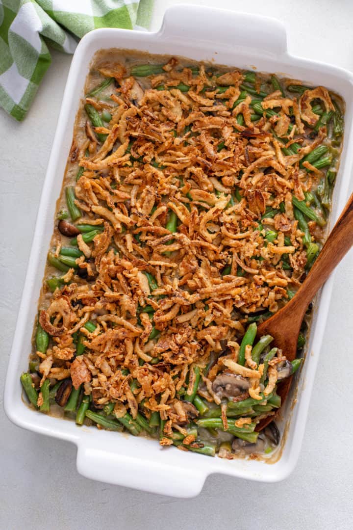 Fresh Green Bean Casserole - My Baking Addiction