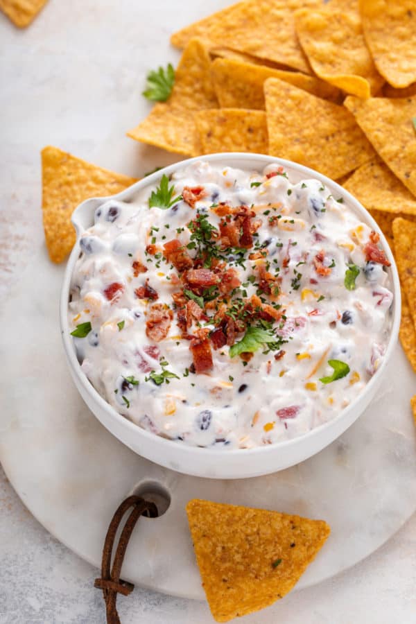 Fiesta Ranch Dip (quick & Easy Recipe!) - My Baking Addiction