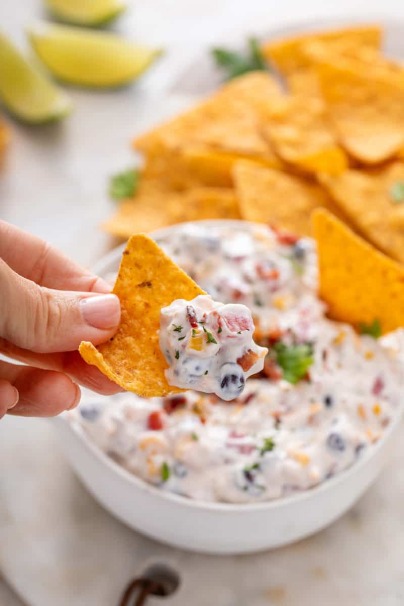 Fiesta Ranch Dip (Quick & Easy Recipe!) - My Baking Addiction