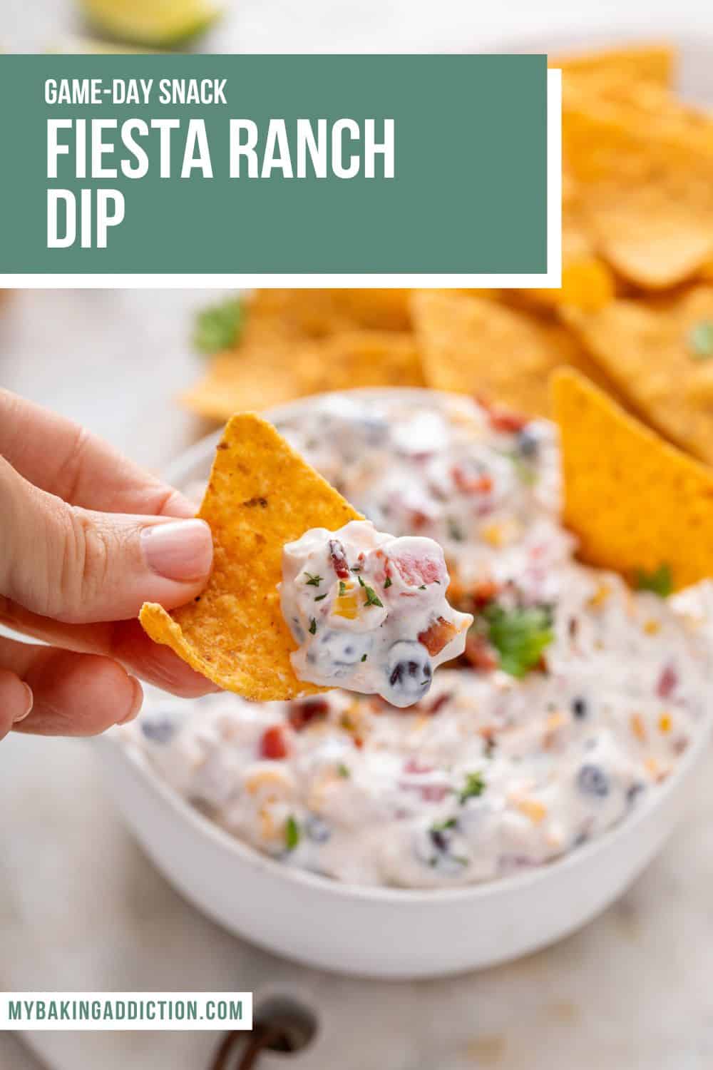 Fiesta Ranch Dip (Quick & Easy Recipe!) - My Baking Addiction