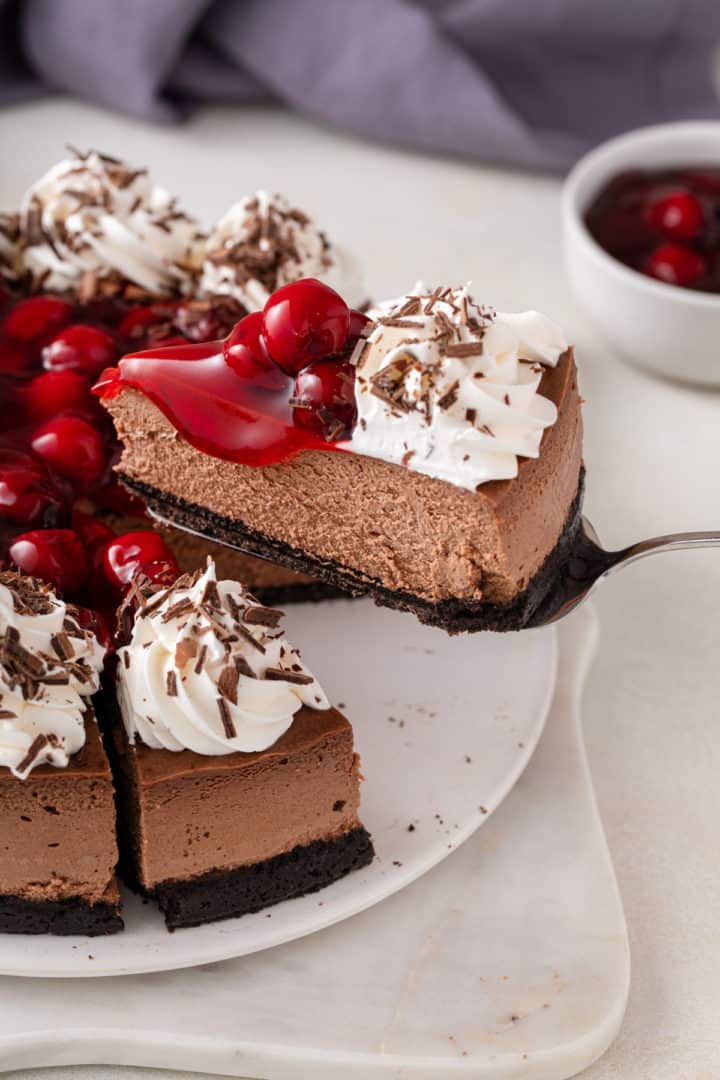 Black Forest Cheesecake - My Baking Addiction