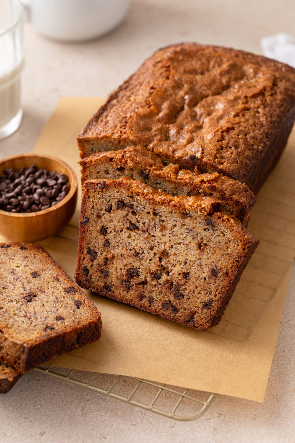 Chocolate Chip Banana Bread - My Baking Addiction