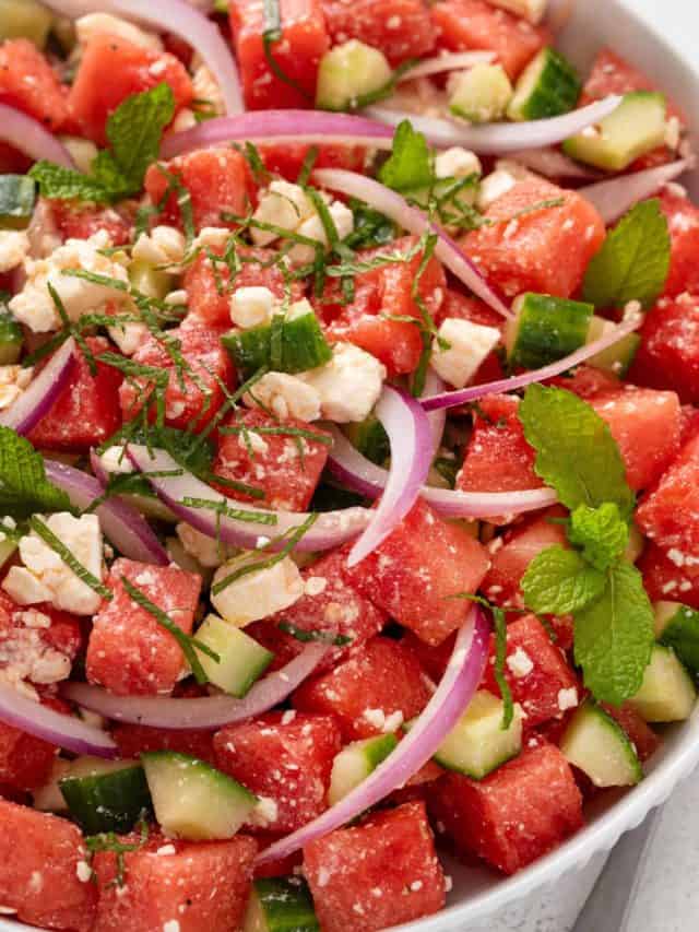 Watermelon Salad with Feta