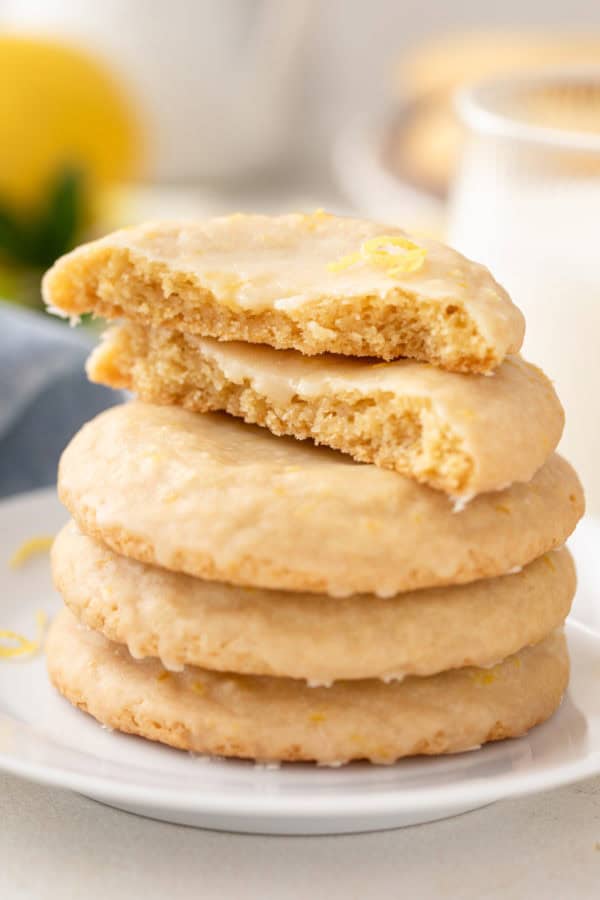 Glazed Lemon Cookies - My Baking Addiction